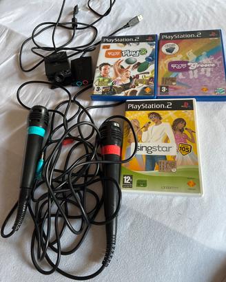 Microfoni telecamera e videogiochi PlayStation 2