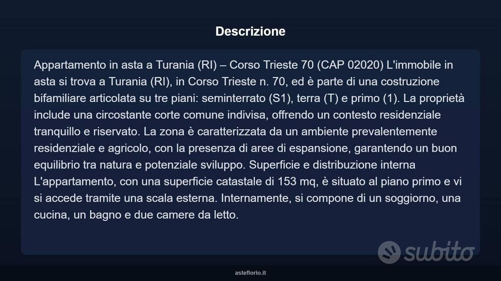 Appartamento – Turania, Rieti - Vista 5
