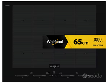 PIANO COTTURA INDUZIONE. WHIRLPOOL MOD.SMO 658C/NE
