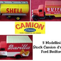 3 Modellini Camion D'epoca Ford Bedford