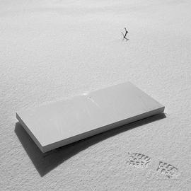 Dipinto realizzato con la neve