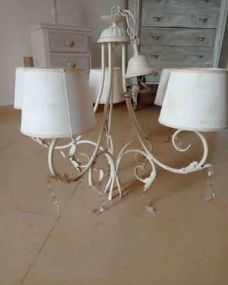 Lampadario shabby