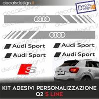 kit di adesivi personalizzazione audi q2 s line