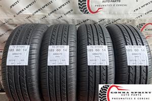 4 PNEUMATICI 185/60 R14 ANNAITE ESTIVE SEMINUOVE