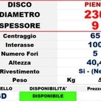 Dischi freno baffati e forati EBC