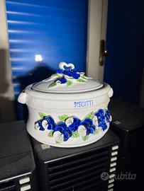 Biscottiera Ceramica Dipinta a Mano