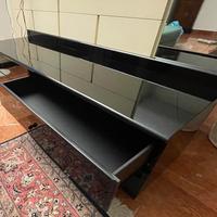 Mobile camera/sala laccato nero