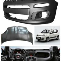 Fiat Panda frontale cofano paraurti airbag 2012