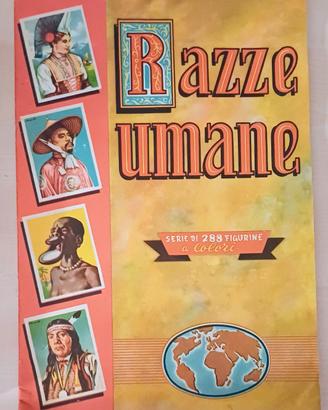 Album figurine RAZZE UMANE,  1956