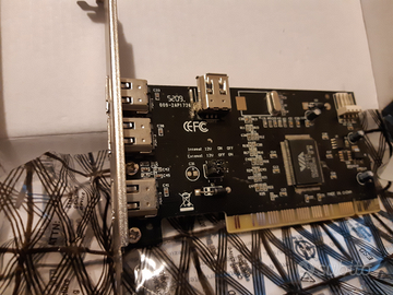 Scheda Firewire IEEE 1394 pci
