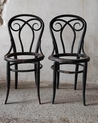 2 sedie tipo thonet 
