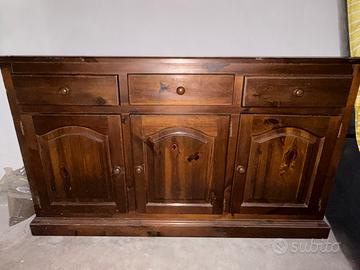 Mobile Arte Povera in Legno Massello