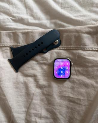 apple watch serie 9 41 mm argento