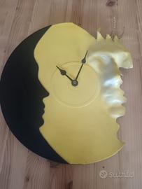 Orologio da parete artigianale "Il sole e la Luna"