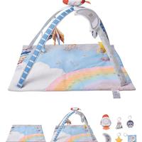 Tappetino da Gioco con Giocattolo Razzo Musicale