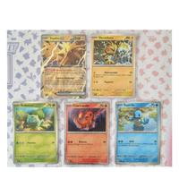 lotto 5 carte pokemon promo set 151 zapdos ex