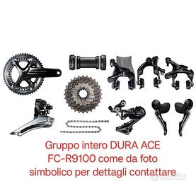 Gruppo 2x11 FC-R9100 2x11 telaio manubrio attacco 