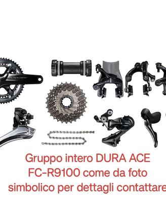 Gruppo 2x11 FC-R9100 2x11 telaio manubrio attacco 