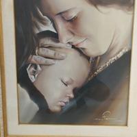 Quadro dipinto ad olio su tela PEIRANO