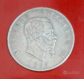 5 lire 1869