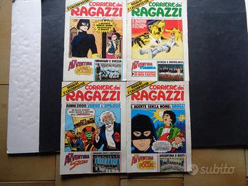 CORRIERE DEI RAGAZZI 1974- pezzi 4-con POSTER-[F]