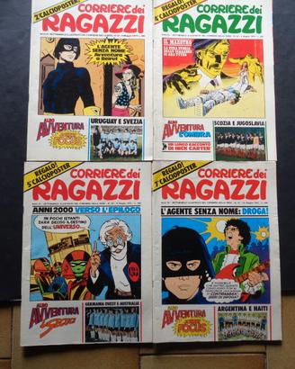 CORRIERE DEI RAGAZZI 1974- pezzi 4-con POSTER-[F]