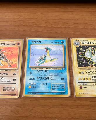 Pokèmon - Fossil - Holo Lapras Magneton Kabutops
