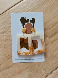 orecchini rettangolo