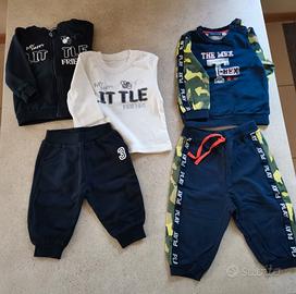 Abbigliamento mezza stagione bambino 6mesi, 14pz.