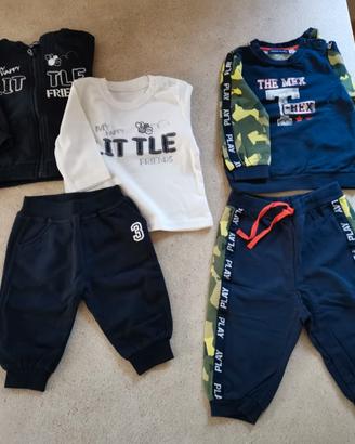 Abbigliamento mezza stagione bambino 6mesi, 14pz.