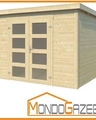 Zamba 4 casa gazebo legno 270x270 spess 28 mm