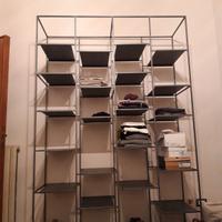 scaffale di ferro da esposizione