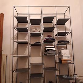 scaffale di ferro da esposizione