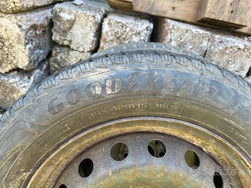 Cerchi ferro per fiat grande punto.gomme invernali