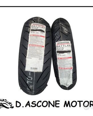Gomme nuove bridgestone sc2 tmax 04 07
