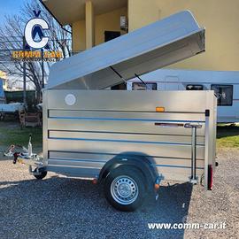 CARRELLO RIMORCHIO CRESCI PT6F FURGONE RAMPA DI SA
