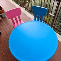 Tavolo mammut con due sedie Ikea