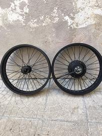 Motore Completo  E Ruota Anteriore Bici Elettrica