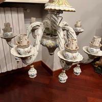 Lampadario in vetro di murano antico metà ‘900