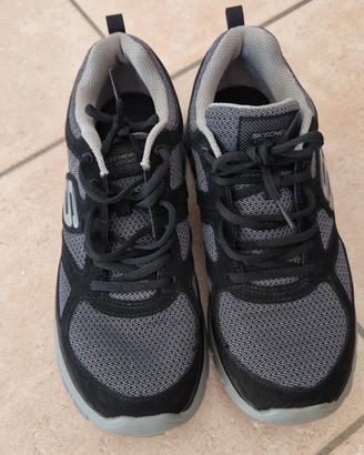 Scarpe Skechers Uomo Nero/Grigio Tg 43