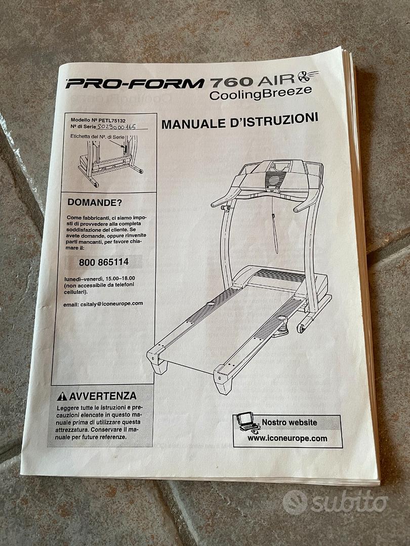 Proform discount 760 air