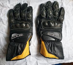GUANTI da MOTO PELLE  tag. L / Protezioni carbonio