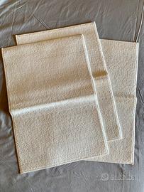 Set tre tappeti bagno bianchi Ikea