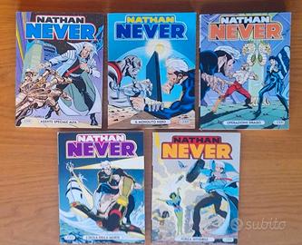 Lotto fumetti NATHAN NEVER n° 1,2,3,4,5