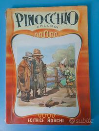 Libro illustrato Pinocchio 1955 Editrice Boschi 