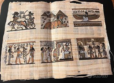 Papiro Egiziano con spiegazione storica e mito