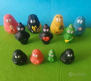 Lotto 11 personaggi Barbapapà Plastoy