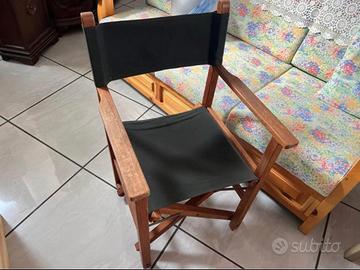 Sedie regista in Teck marca Club Teck