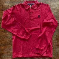 Benetton Polo Manica Lunga Rossa