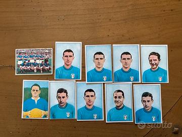 Lotto 10 figurine italia nazionale panini anni 60